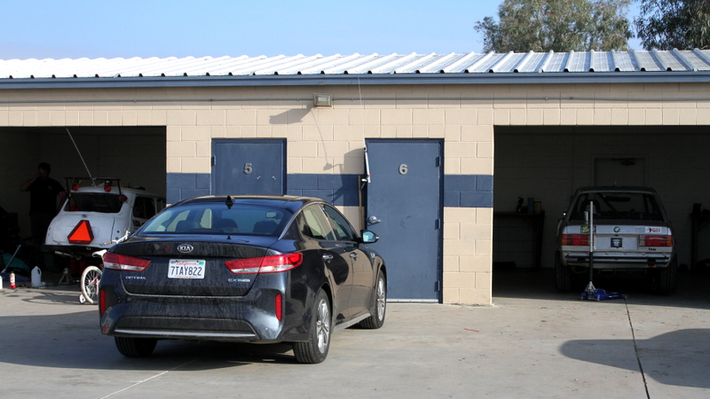 One battle-worn Kia survivor of an unusually rainy weekend at Buttonwillow, plus two race cars that didn’t fare as well.